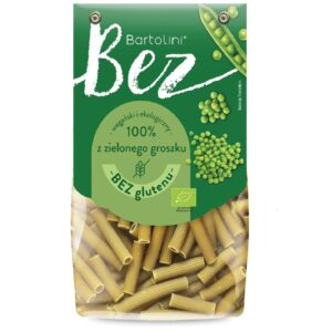 MAKARON PROTEINOWY (Z GROSZKU ZIELONEGO) RURKA BEZGLUTENOWY BIO 250 g - BARTOLINI