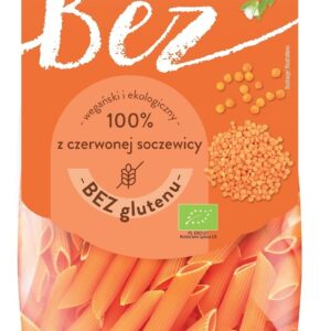 MAKARON PROTEINOWY (Z SOCZEWICY CZERWONEJ) PENNE BEZGLUTENOWY BIO 250 g - BARTOLINI