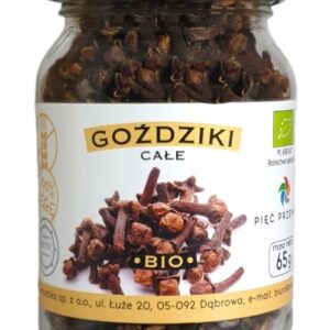 GOŹDZIKI CAŁE BEZGLUTENOWE BIO 65 g - PIĘĆ PRZEMIAN