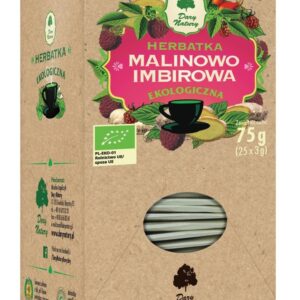 HERBATKA MALINOWO - IMBIROWA BIO (25 x 3 g) 75 g - DARY NATURY