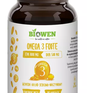 OMEGA-3 FORTE BEZGLUTENOWE 90 KAPSUŁEK - HEMPKING (BIOWEN)