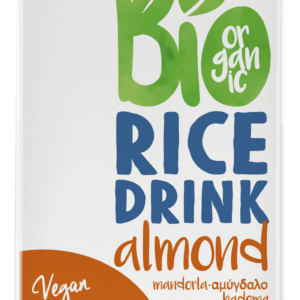 NAPÓJ RYŻOWY Z MIGDAŁAMI BEZ DODATKU CUKRÓW BEZGLUTENOWY BIO 1 L - THE BRIDGE