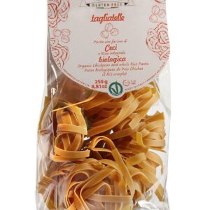 MAKARON (Z CIECIERZYCY I BRĄZOWEGO RYŻU) TAGLIATELLE BEZGLUTENOWY BIO 250 g - PASTA NATURA