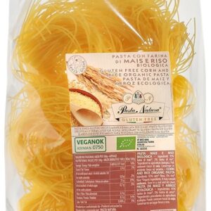 MAKARON (KUKURYDZIANO - RYŻOWY) GNIAZDA BEZGLUTENOWY BIO 250 g - PASTA NATURA
