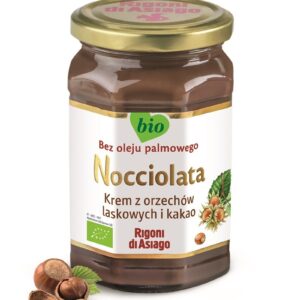 KREM Z ORZECHÓW LASKOWYCH I KAKAO BEZGLUTENOWY BIO 250 g - RIGONI DI ASIAGO (NOCCIOLATA)