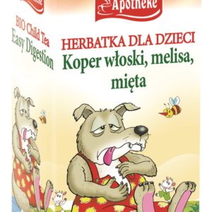 HERBATKA DLA DZIECI - KOPER WŁOSKI, MELISA I MIĘTA PO 6 MIESIĄCU BIO (20 x 1,5 g) 30 g - APOTHEKE