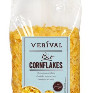 PŁATKI KUKURYDZIANE BEZ DODATKU CUKRÓW BEZGLUTENOWE BIO 500 g - VERIVAL