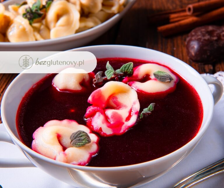 bezglutenowe uszka do barszczu