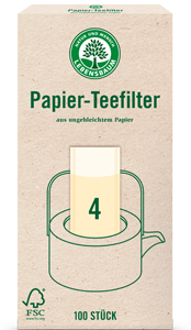 SASZETKI DO PARZENIA HERBATY ROZMIAR 4 - DUŻE (100 szt.) - LEBENSBAUM
