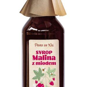 SYROP MALINA Z MIODEM 500 ml - PROSTO ZE WSI