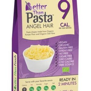 MAKARON (KONJAC) ANGEL HAIR BEZGLUTENOWY BIO 385 g (300 g) - BETTER THAN FOODS