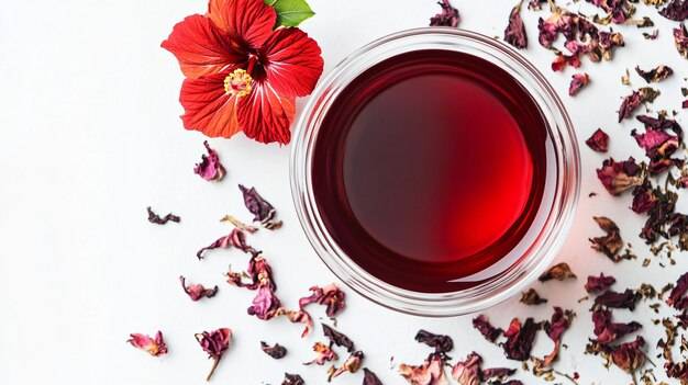 Herbatka hibiskus bio 50 g Dary Natury idealna na chwile relaksu